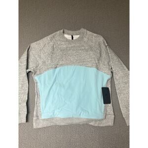Fabletics Gray Go-To Crew Sweatshirt‎ Special Edition womens small sweatshirt